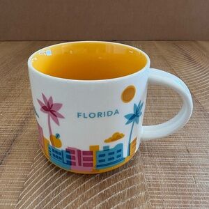 Starbucks Florida 2015 You Are Here Collection Coffee Tea Mug Cup 14 oz